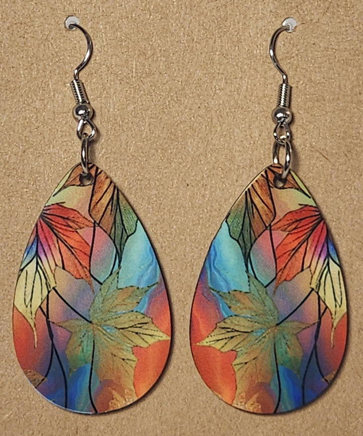 Fall Teardrop Earrings - 0016 product photo