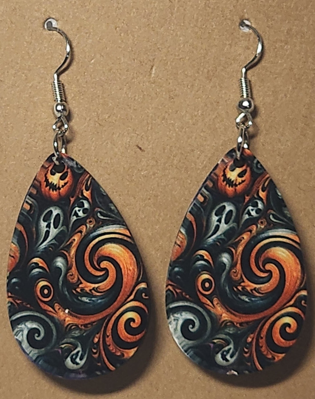 Halloween Teardrop Earrings - 0001 product photo