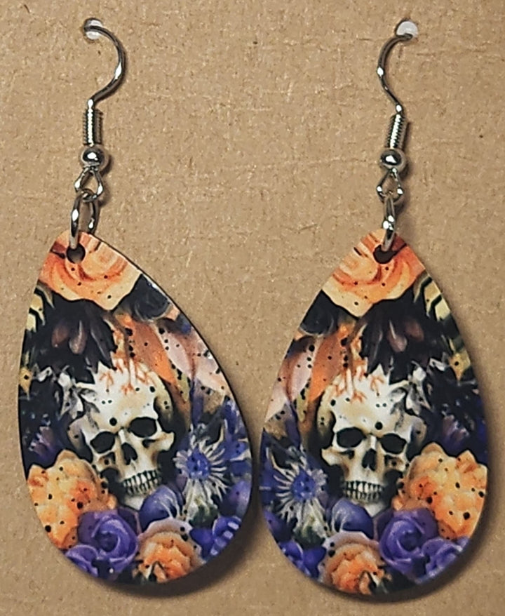 Halloween Teardrop Earrings - 0002 product photo
