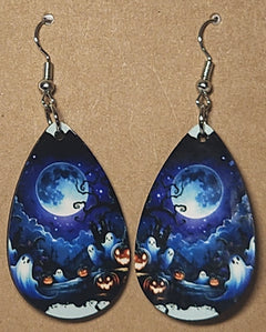 Halloween Teardrop Earrings - 0003 product photo