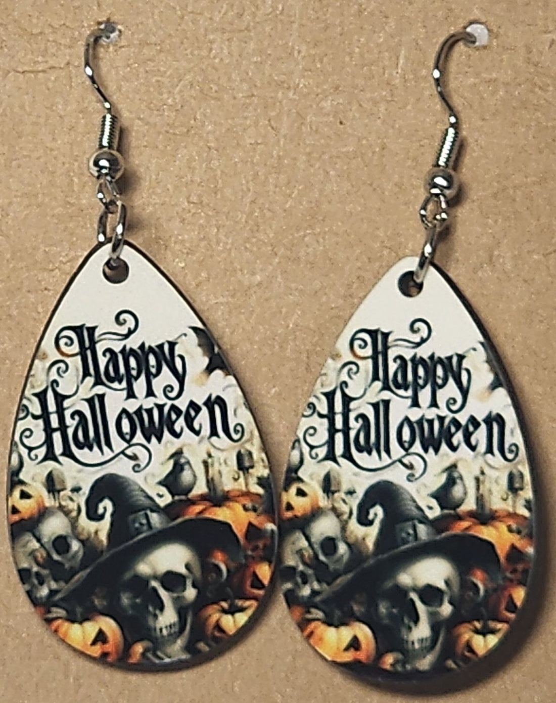 Halloween Teardrop Earrings - 0004 product photo