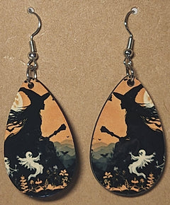 Halloween Teardrop Earrings - 0017 product photo