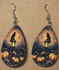 Halloween Teardrop Earrings - 0018 product photo