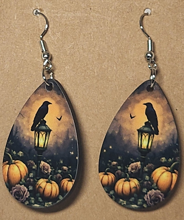 Halloween Teardrop Earrings - 0018 product photo