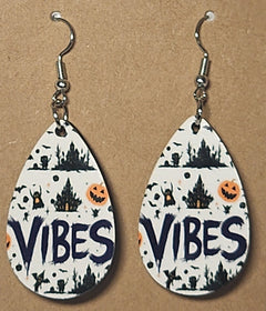 Halloween Teardrop Earrings - 0021 product photo