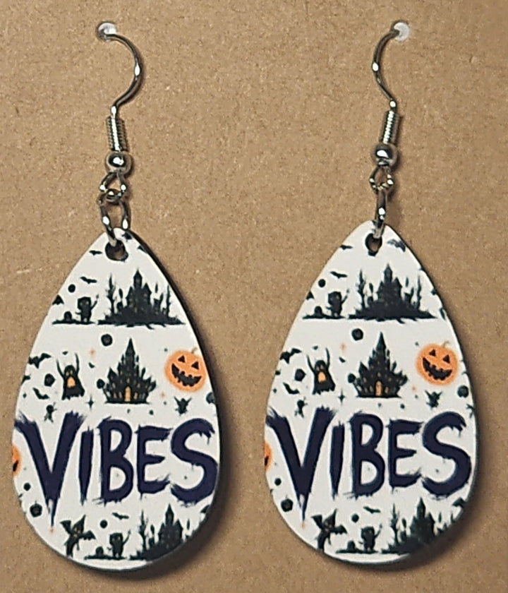 Halloween Teardrop Earrings - 0021 product photo