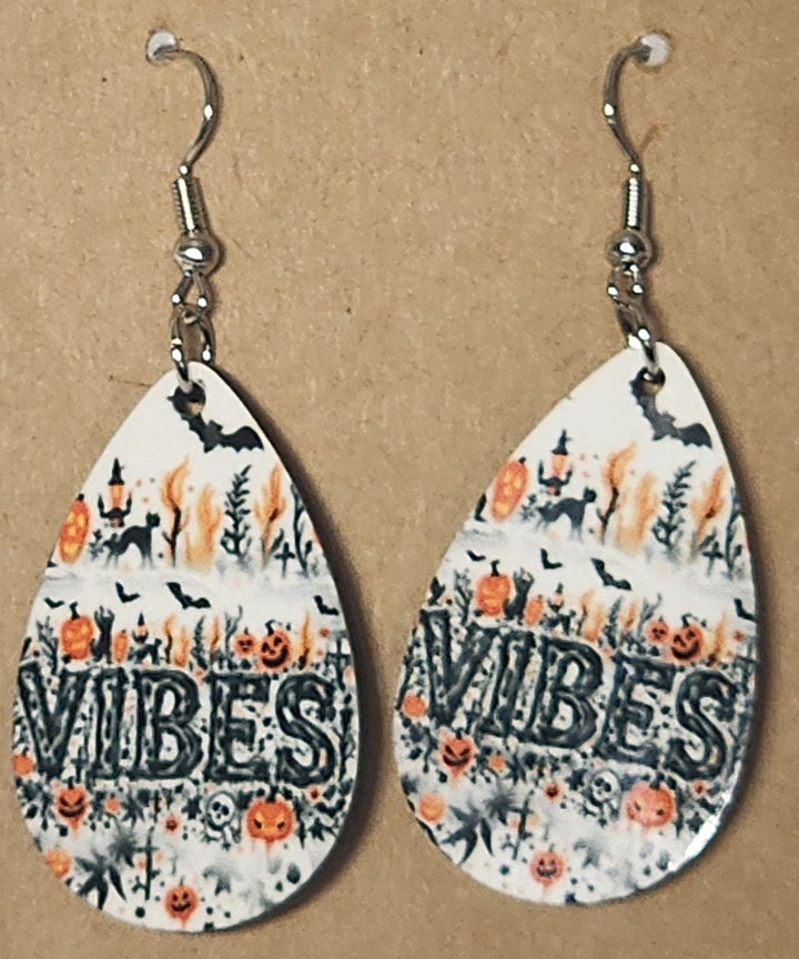 Halloween Teardrop Earrings - 0022 product photo