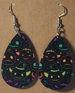 Halloween Teardrop Earrings - 0025 product photo
