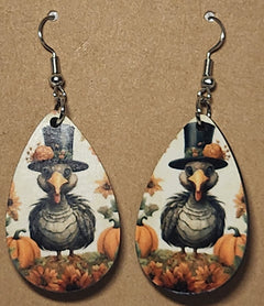Thanksgiving Teardrop Earrings - 0001 product photo