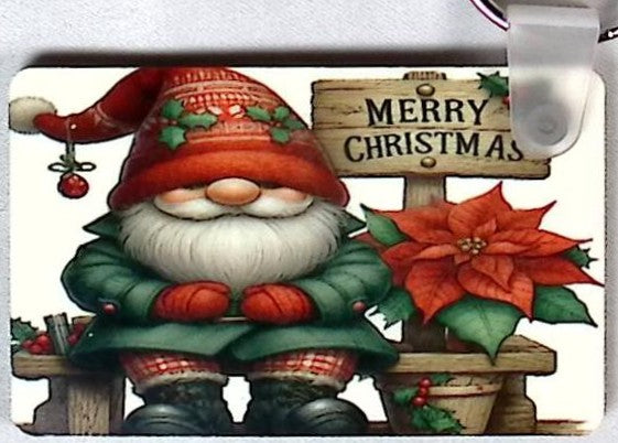 Gnome Elf Rectangular Key Chain