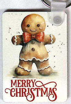Ginger Bread Man Rectangular Key Chain
