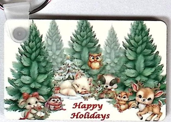 Custom Baby Animals Rectangular Key Chain