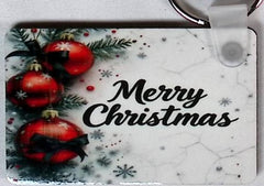 Christmas Ornaments Rectangular Key Chain