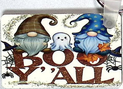 Scaring Gnomes Rectangular Key Chain