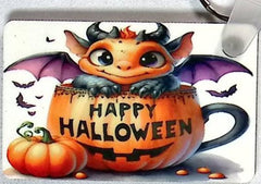 Vampire Critter Rectangular Key Chain