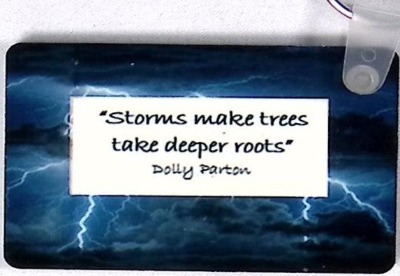 Deeper Roots Rectangular Key Chain