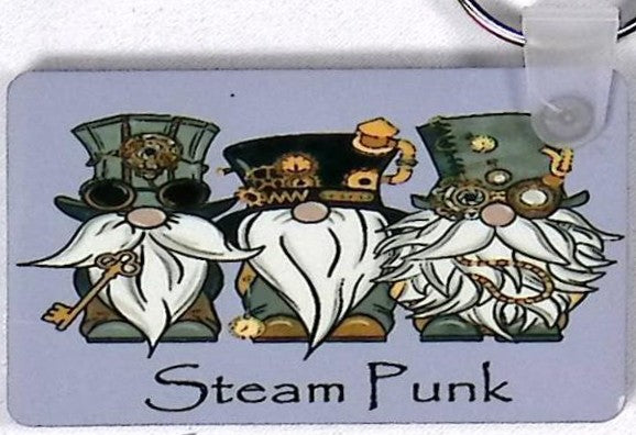 Steam Punk Gnomes Rectangular Key Chain