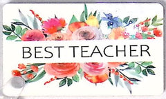 Best Teacher Rectangular Key Chain