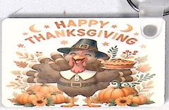 Pilgrim Turkey Rectangular Key Chain