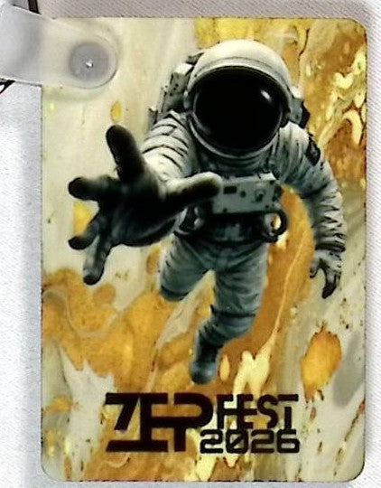 ZEPFEST 2026 Key Chain - Rectangular