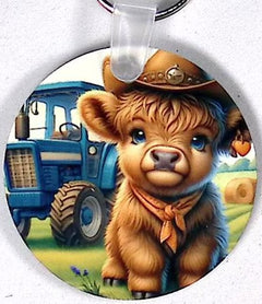 Highland Claf Tractor Round Key Chan