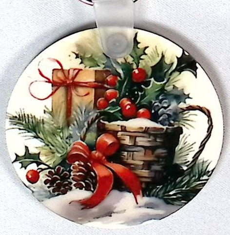 Classic Presents Round Key Chain