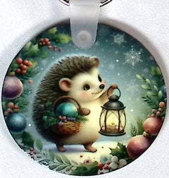Hedge Hog Round Key Chain