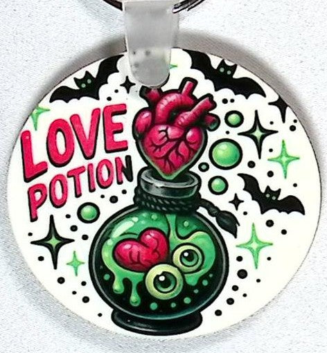 Love Potion Round Key Chain