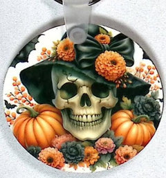 Slull Hat Round Key Chain