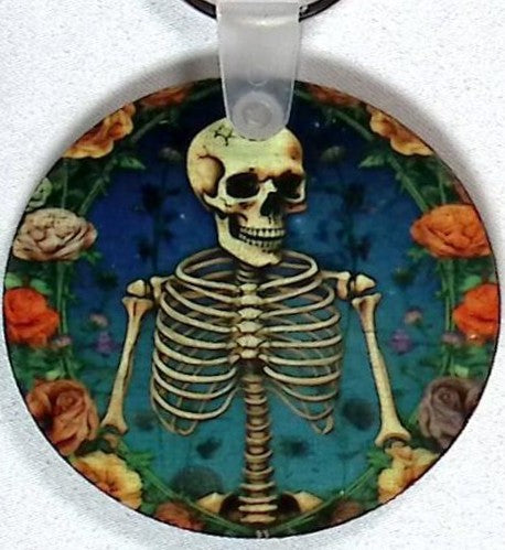 Skeleton Round Key Chain