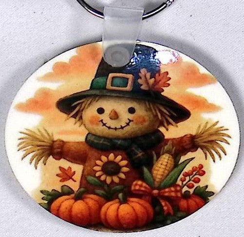 PIlgrin Scarecrow Ruond Key Chain