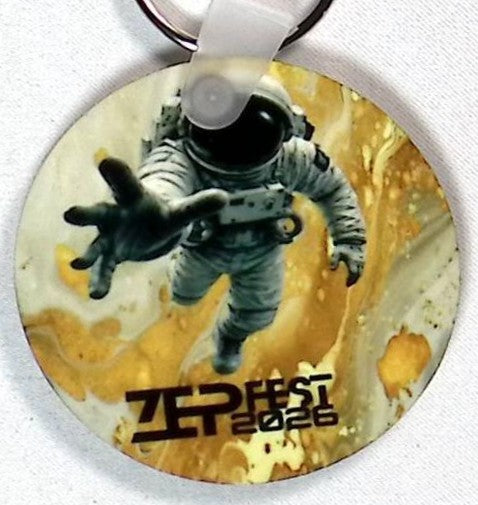 ZEPFEST 2026 Key Chain - Round