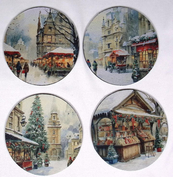 Christmas Round Table Coaster - 0002 product photo