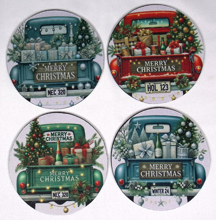 Christmas Round Table Coaster - 0004 product photo