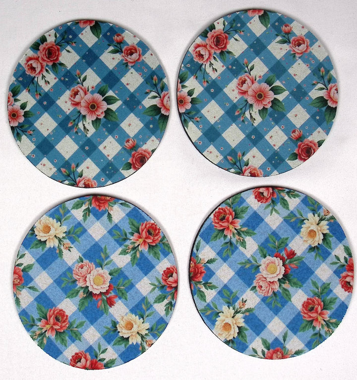 Floral Round Table Coaster - 0001 product photo