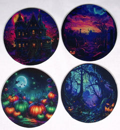 Halloween Round Table Coaster - 0001 product photo