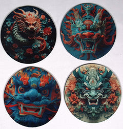 Mythical Round Table Coaster - 0002 product photo