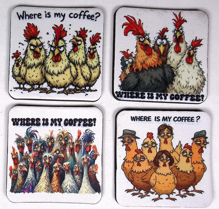 Abstract Square Table Coaster - 0001 product photo