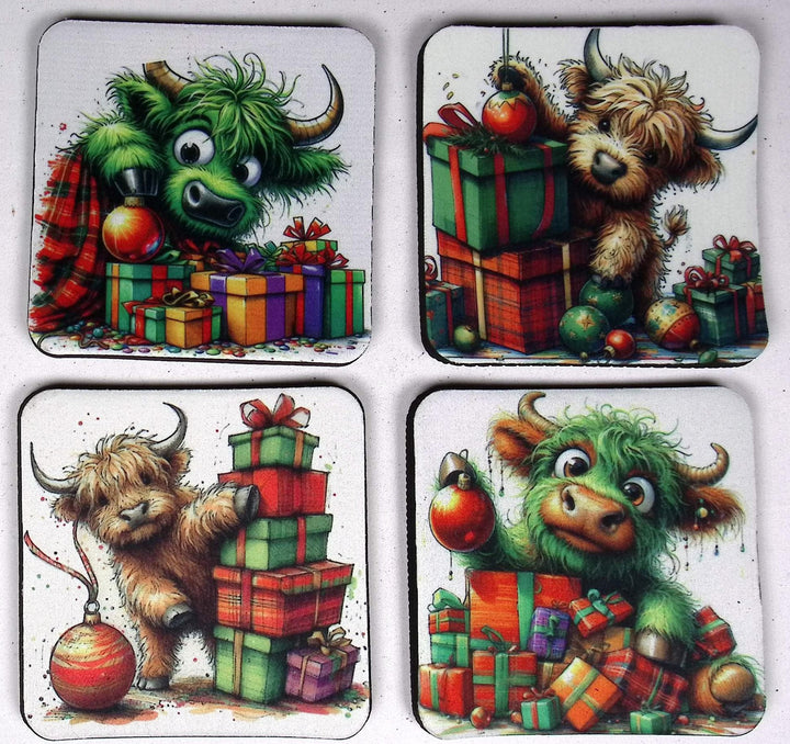 Christmas Square Table Coaster - 0004 product photo