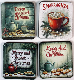 Hot Chocolate Square Table Coaster
