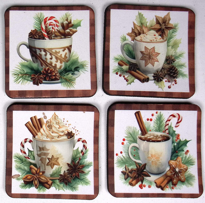 Christmas Square Table Coaster - 0006 product photo