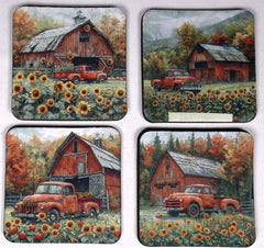 Christmas Square Table Coaster - 0007 product photo