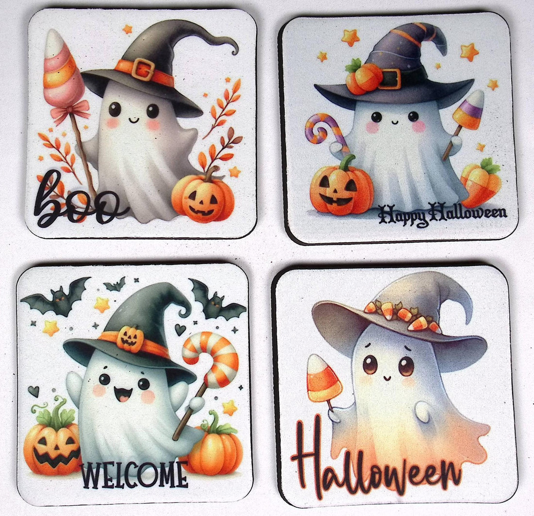 Halloween Square Table Coaster - 0002 product photo