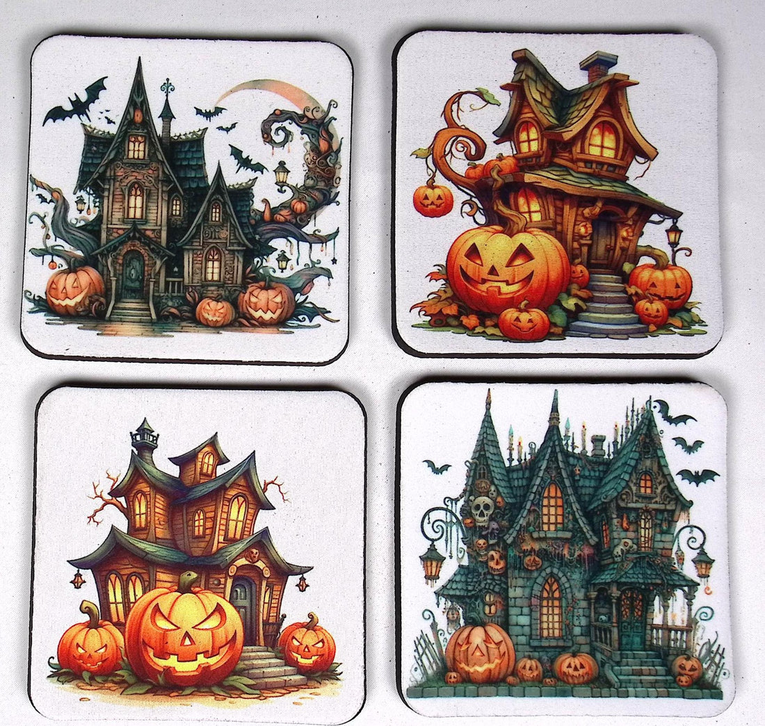 Halloween Square Table Coaster - 0004 product photo