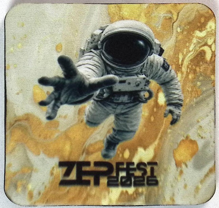 ZEPFEST 2026 Square Table Coaster