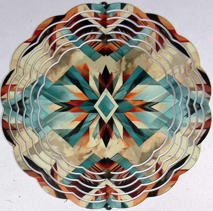 Abstract Eight Inch Wind Spinner - 0002 product photo