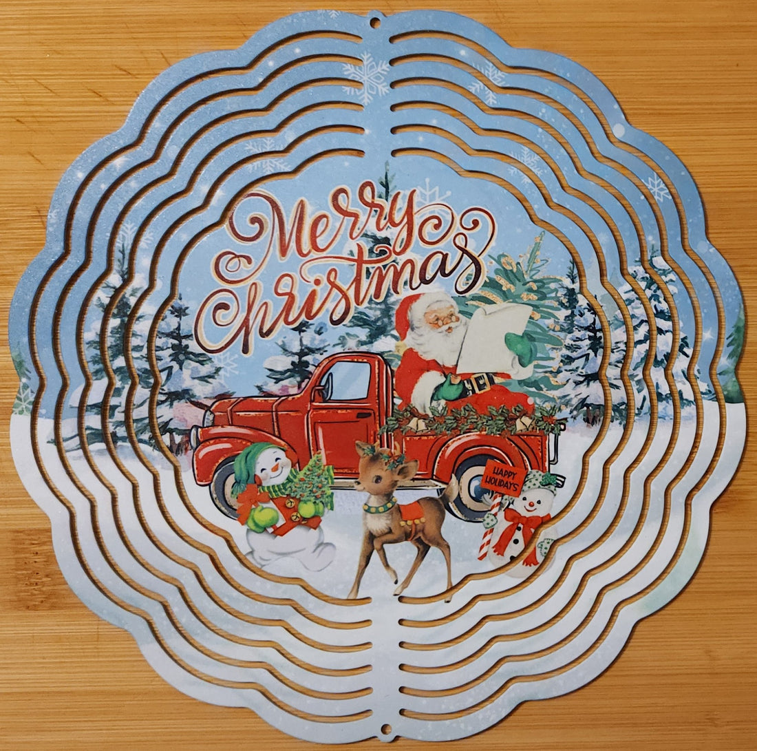 Christmas Eight Inch Wind Spinner - 0005 product photo