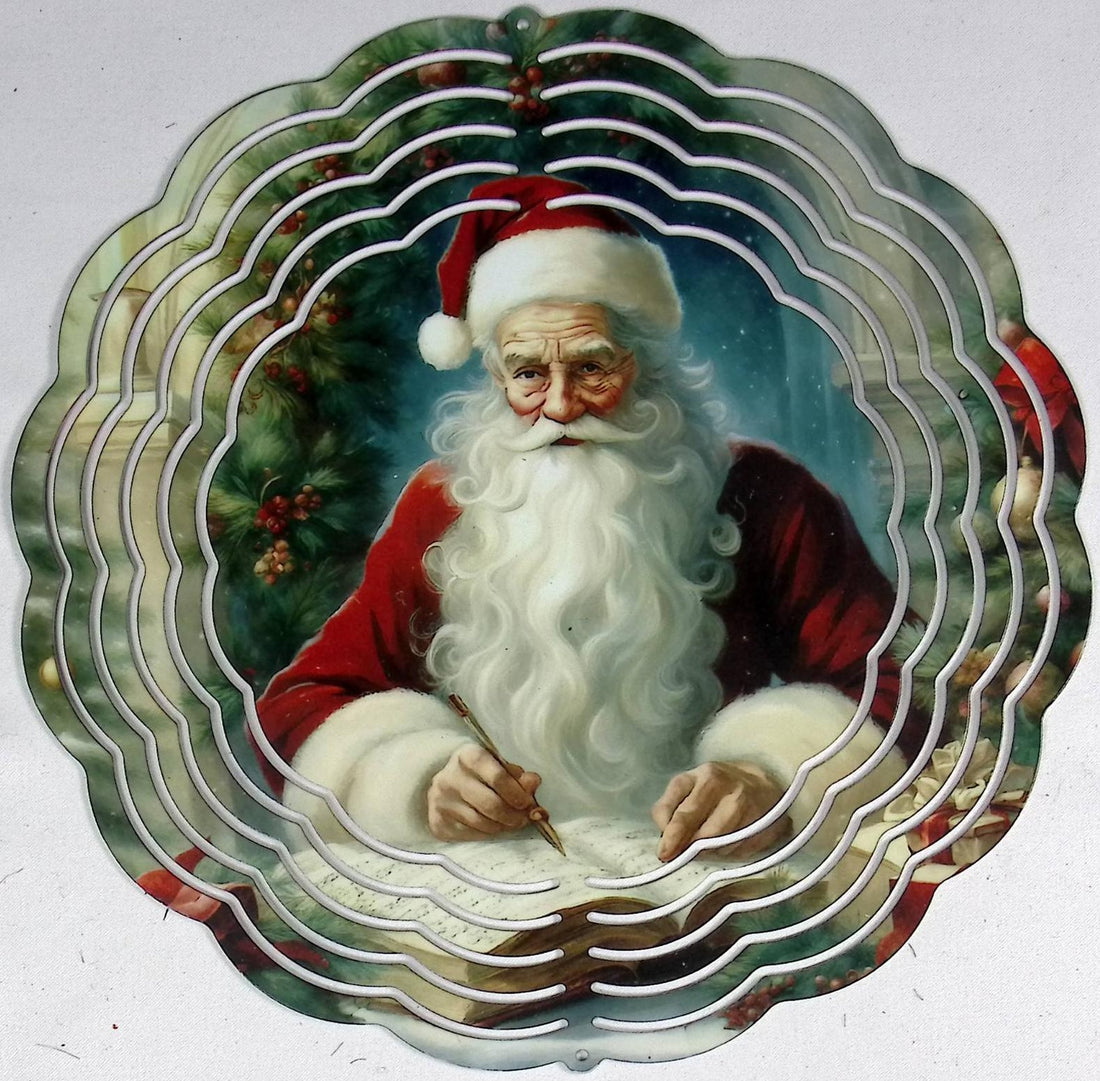 Christmas Eight Inch Wind Spinner - 0006 product photo