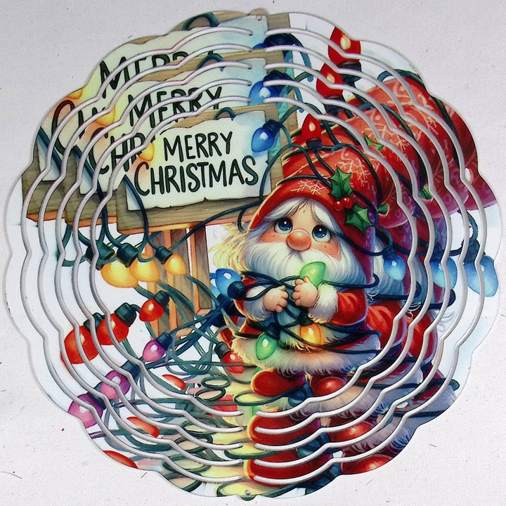 Christmas Eight Inch Wind Spinner - 0007 product photo