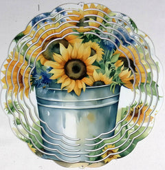 Fall Eight Inch Wind Spinner - 0002 product photo